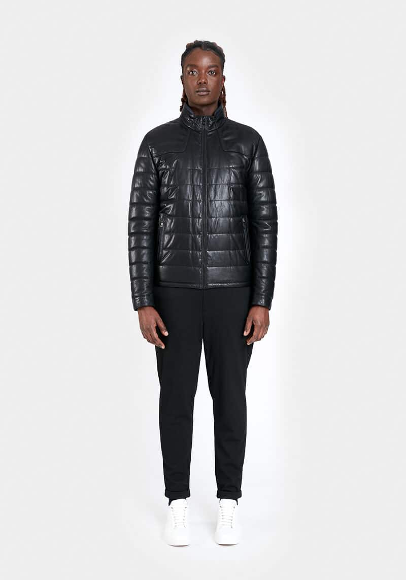 Samuel-jacket-down-jacket-warm-comfort-light-leather-lambskin-black-face