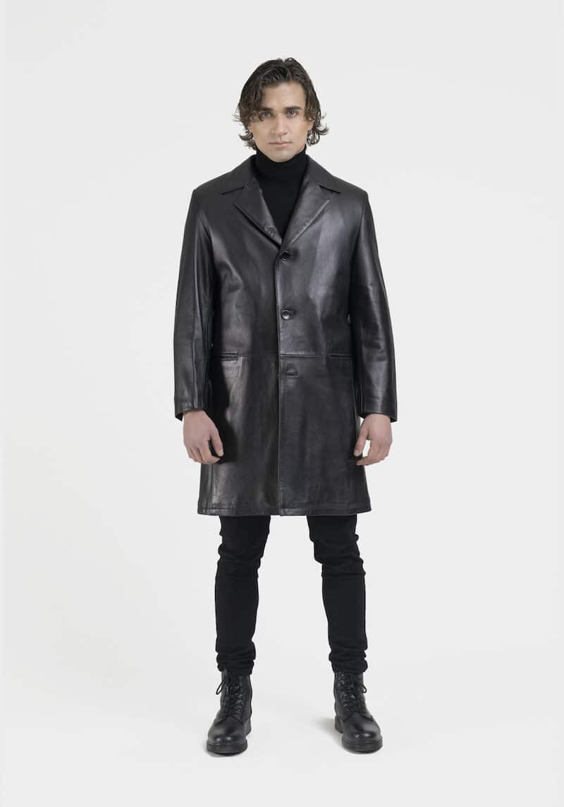 Felipe-coat-leather-front