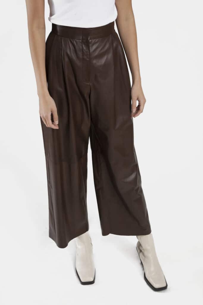 Pantalon Moulant De Style Motard