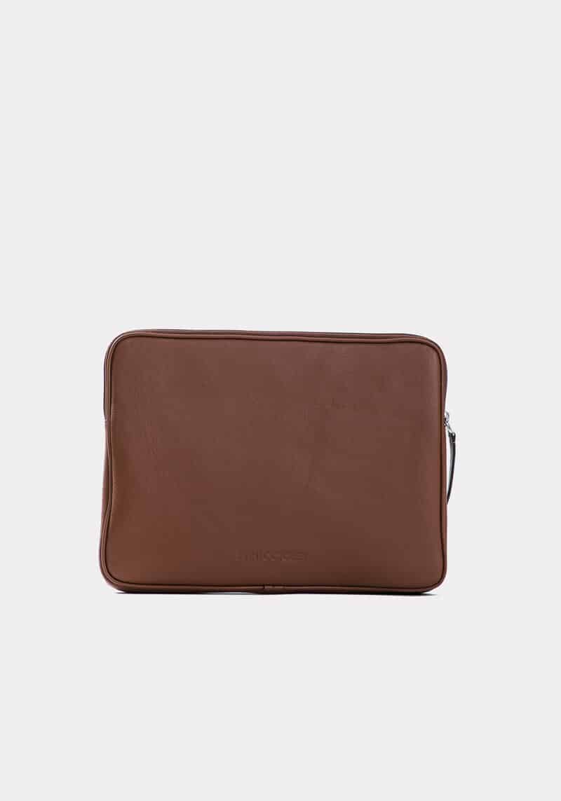 housse-pochette-ordinateur-cuir-veritable-luxe-brun-face