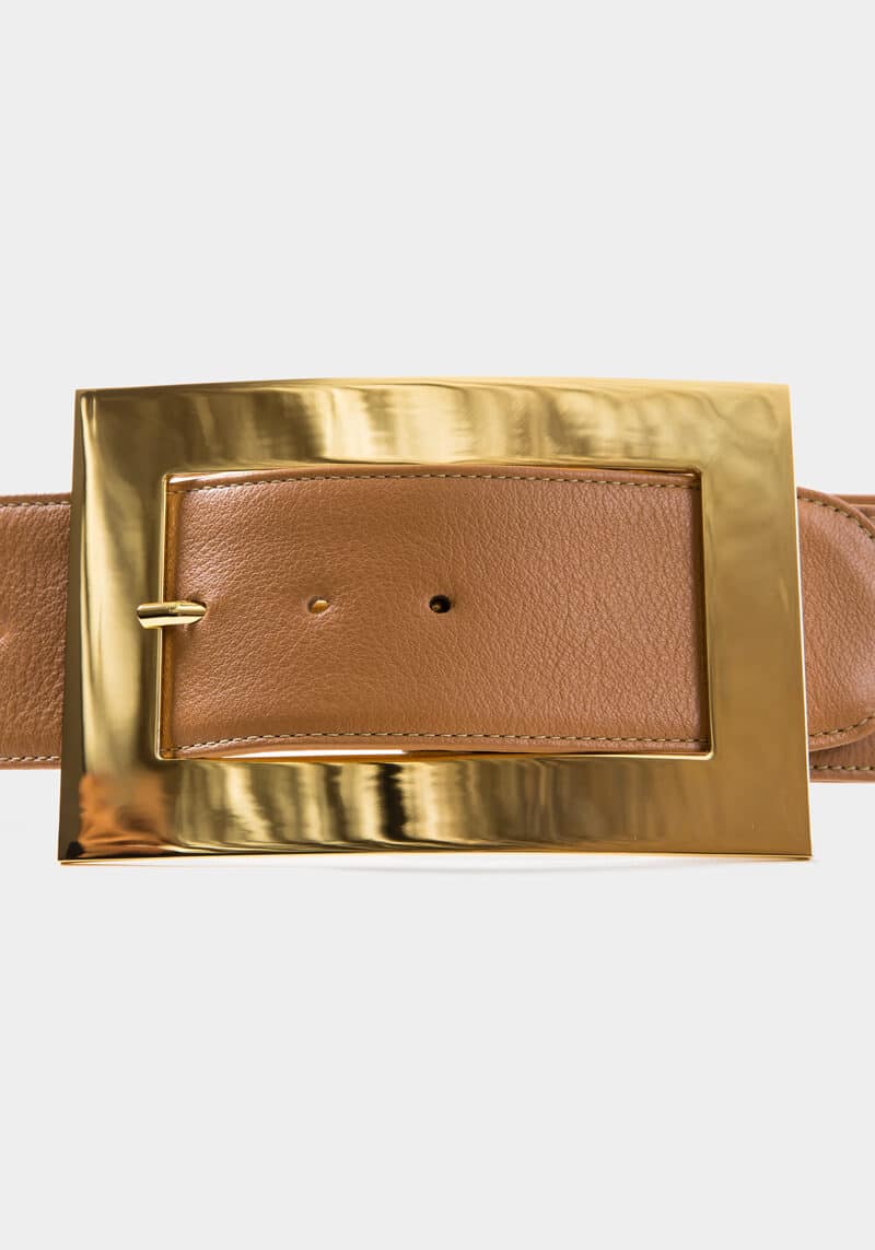 iris-belt-buckle-rectangular-gold-brown-leather-full-grain-calfskin-detail