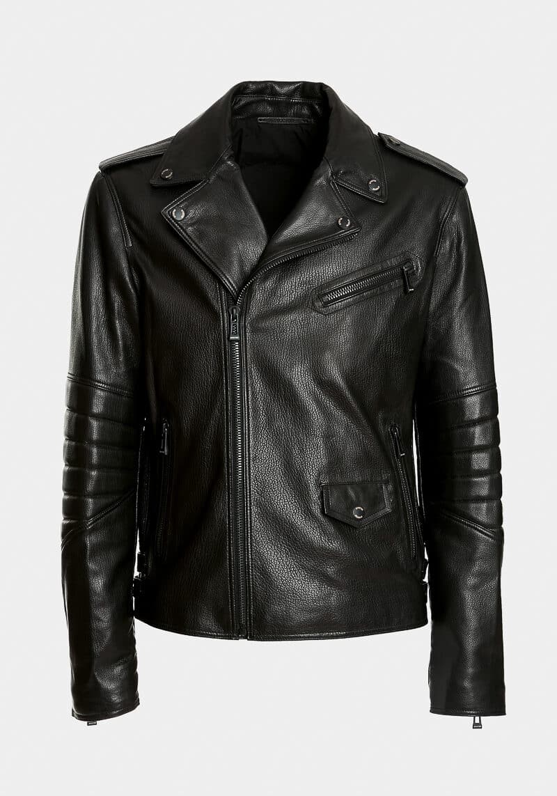 Cesar-perfecto-cintre-blouson-sophistique-motard-cuir-agneau-noir