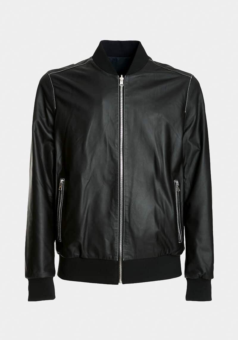 Cory-blouson-sport-reversible-cuir-agneau-noir-1