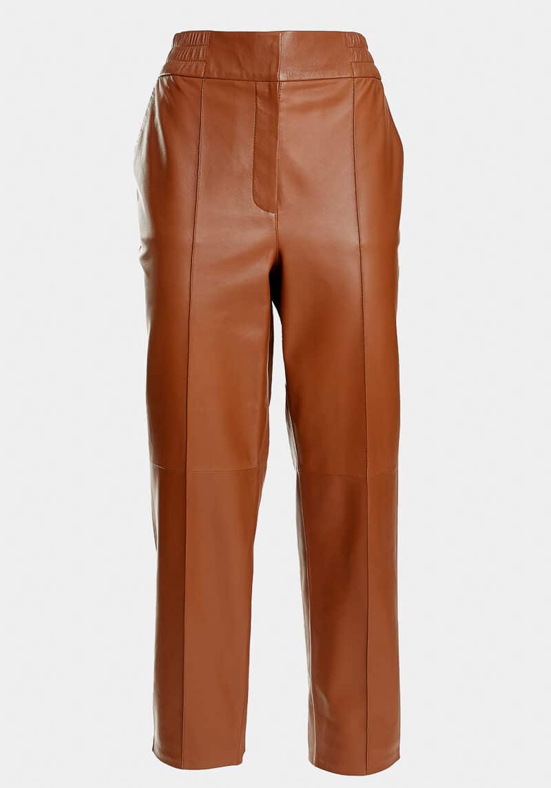 Cali-pantalon-elegante-corte-recto-piel-cordero-marron