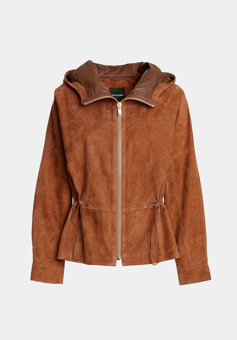 Carla-light-hooded-jacket-suede-velvet-brown