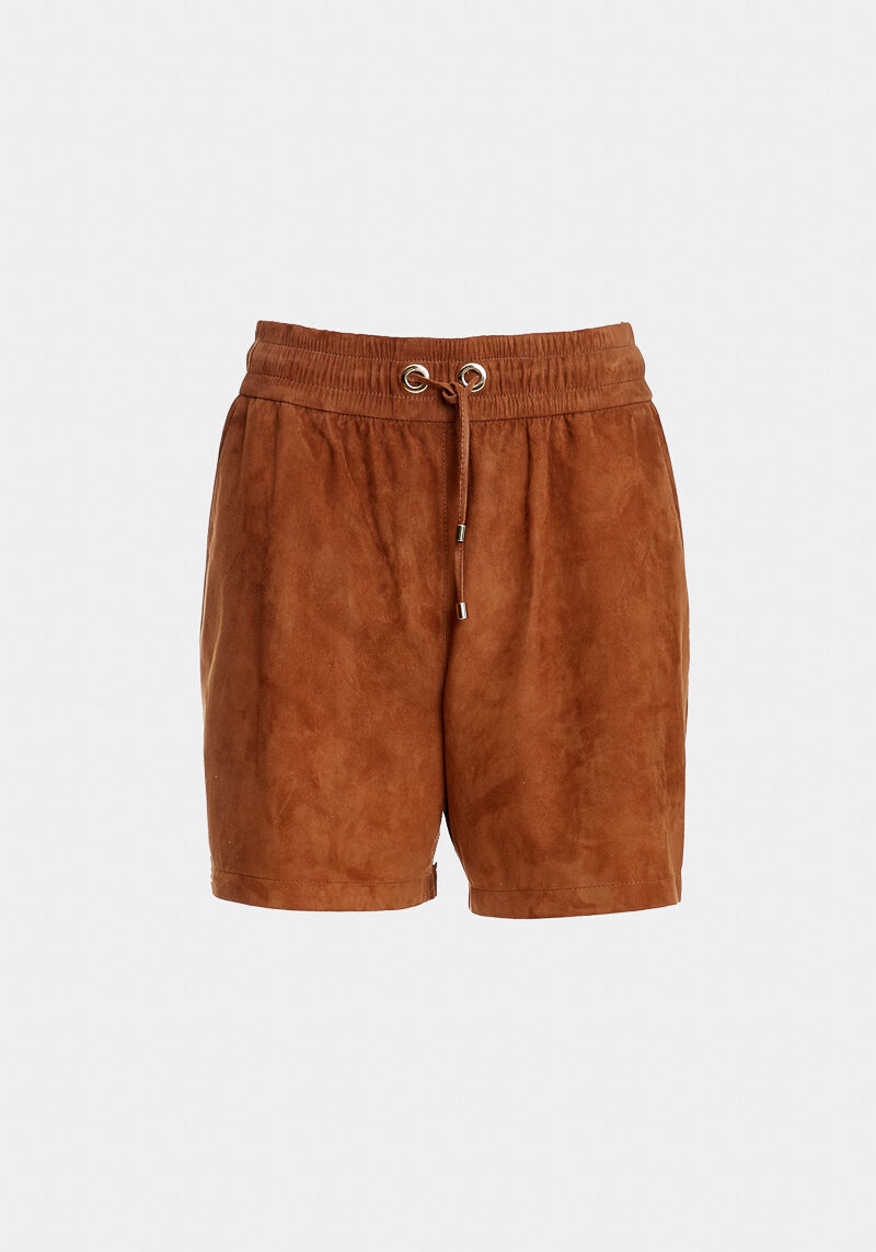 Cléa-shorts-comfort-suede-velluto-marrone