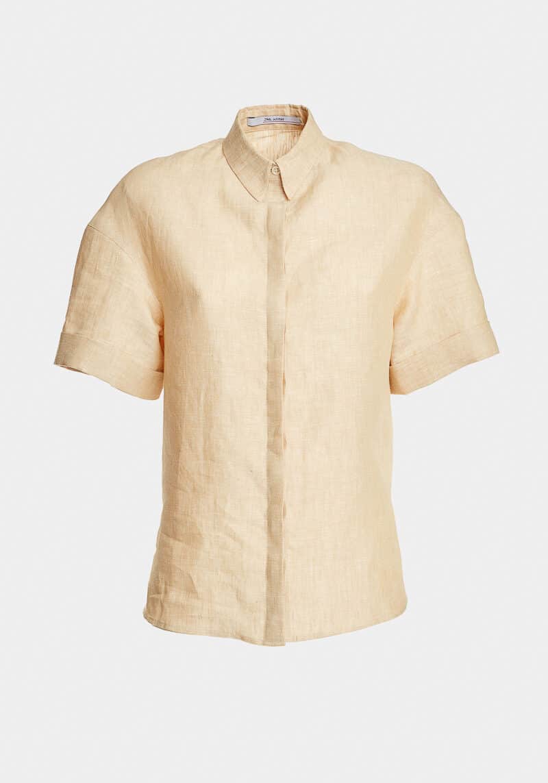 Gloria-camisa-elegante-lino-claro-beige