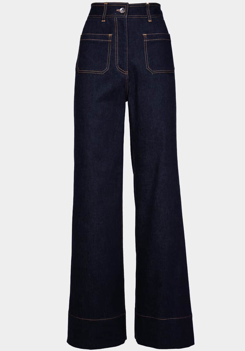 Filippa-trousers-jeans-denim-navy-blue-high-waist-fit-elephant-legs-trendy-29thoctober