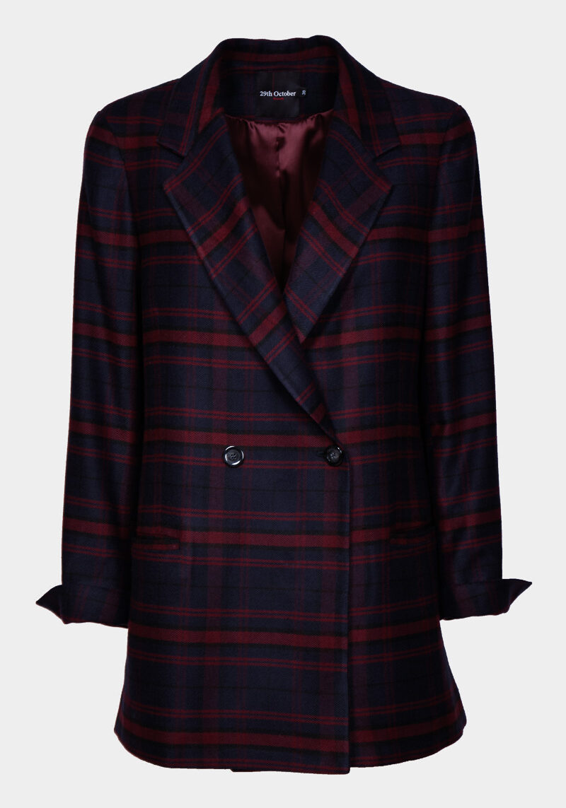 Himalaya-jas-blazer-double-breasted-buttons-pockets-kraag-revers-straight-cut-comfortable-wool-checks-0