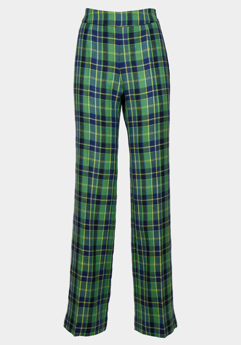 Lauren-pantaloni-larghi-classici-vita-alta-dritta-lana-quadri-verde-blu-trend-fashion