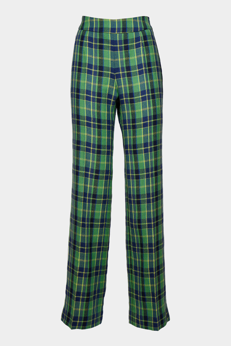 Lauren-pantalon-large-classique-taille-haute-droit-laine-carreaux-vert-bleu-tendance-fashion