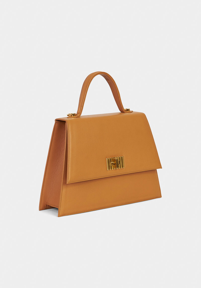 Artemis-sac-a-main-cuir-veau-pleine-fleur-camel