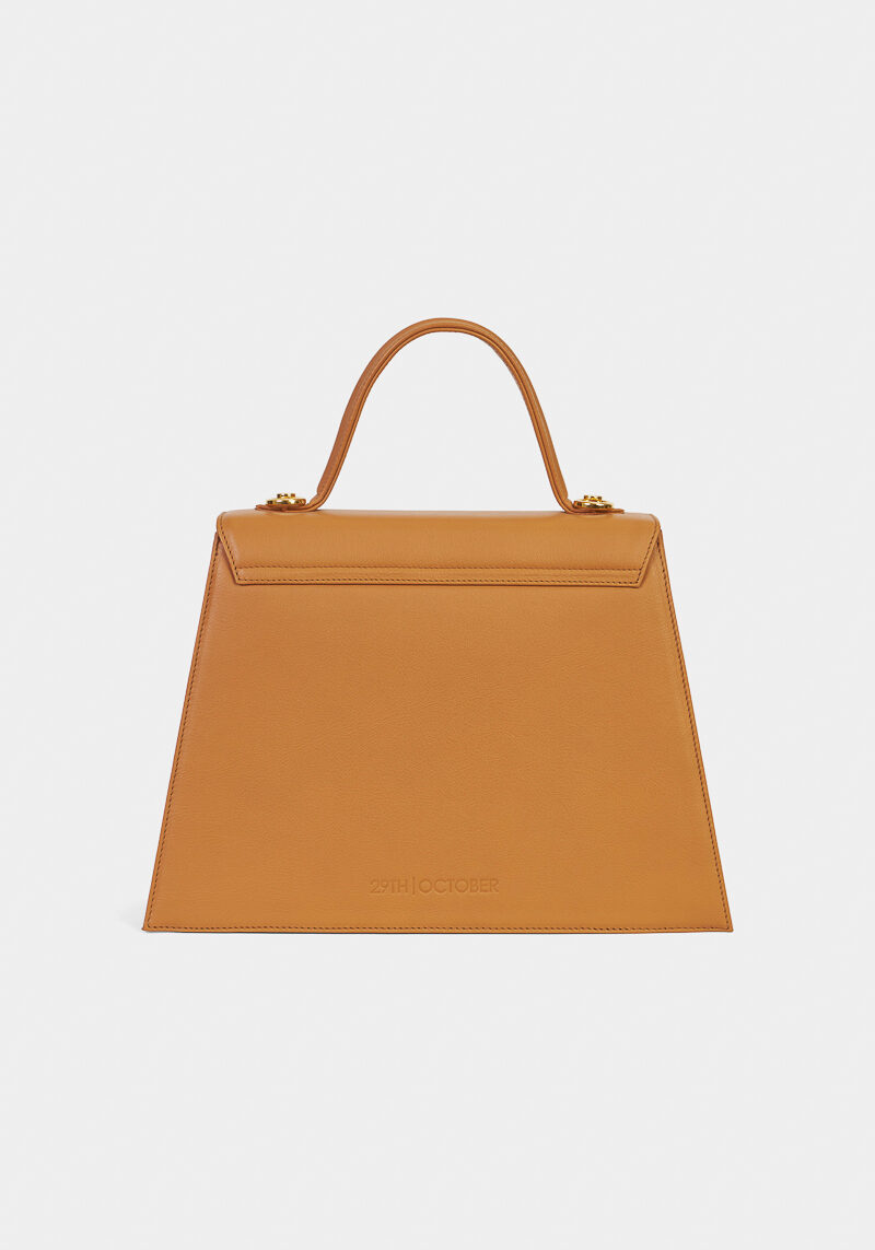 Artemis-sac-a-main-cuir-veau-pleine-fleur-camel-élégant