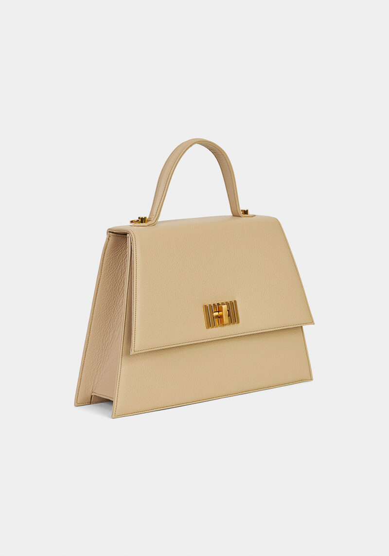Artemis-sac-a-main-cuir-veau-pleine-fleur-crème
