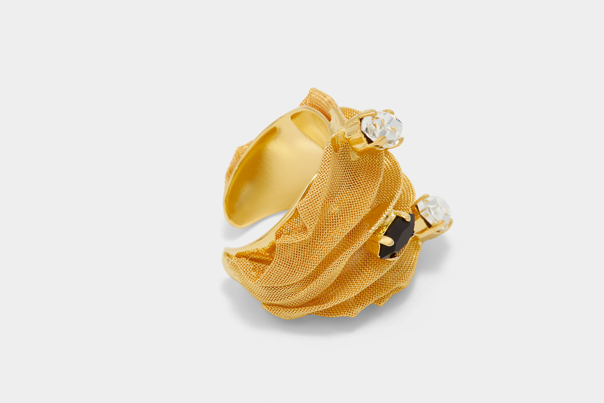 bague-plaqué-or-cristaux-swarovski-noir-blanc-design-luxe-ajustable