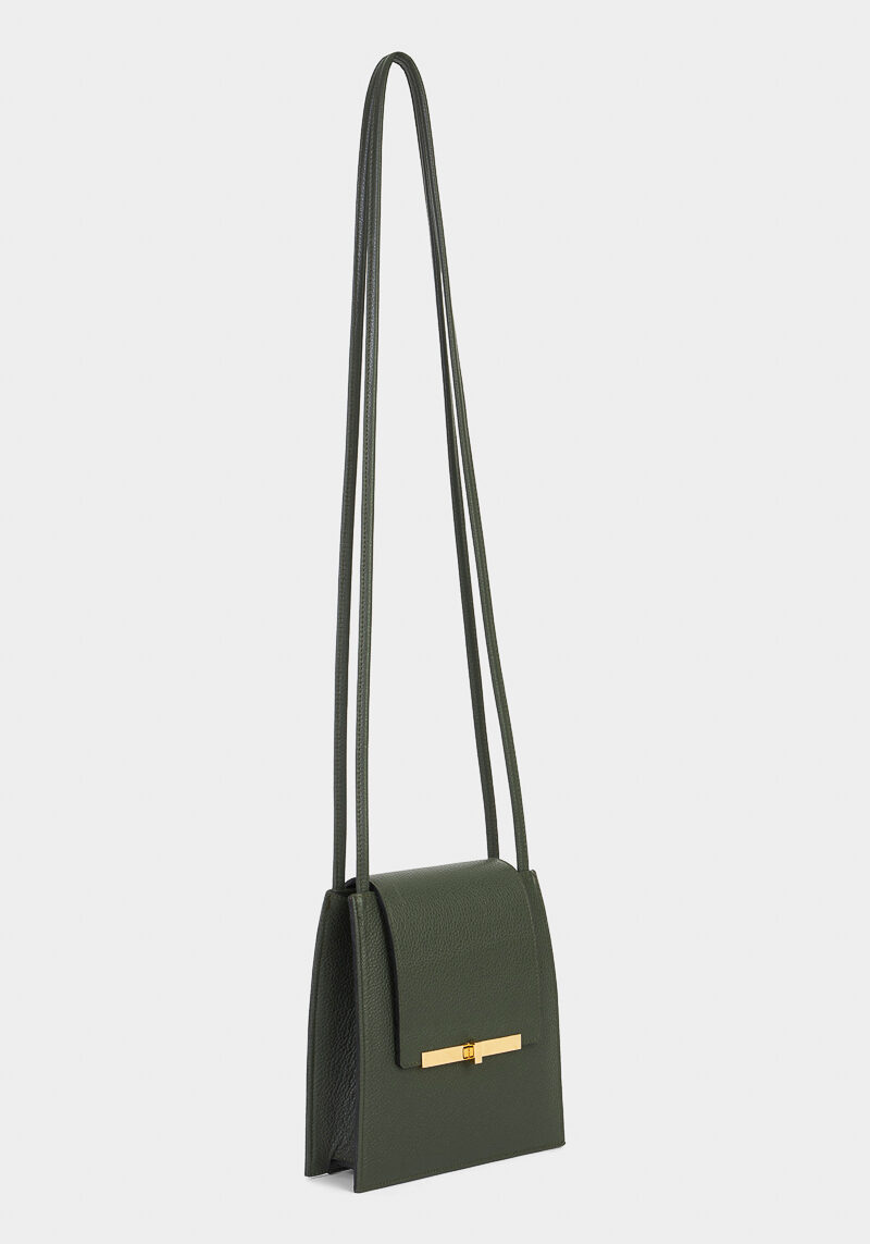 Luna-sac-a-main-cuir-veau-pleine-fleur-vert-unique-versatile-design