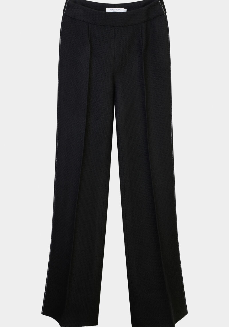 Lauren-pantalon-laine-noire-coupe-droite-large-confort-design-créateur-élégant-unique